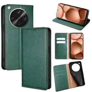 For OPPO Find X8 Ultra 5G Gloss Oil Solid Color Magnetic Leather Phone Case(Green)