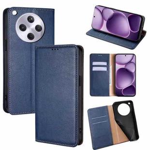 For OPPO Find X8s+ 5G Gloss Oil Solid Color Magnetic Leather Phone Case(Blue)