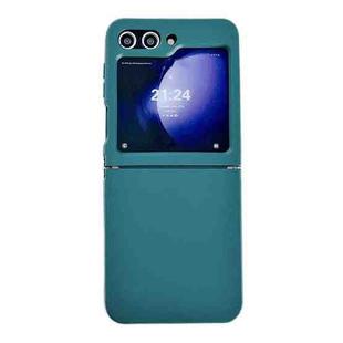For Samsung Galaxy Z Flip5 Skin Feel Liquid Silicone TPU Phone Case(Green)