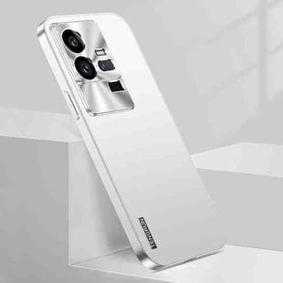 For vivo iQOO 11 Pro Streamer Series Micro Frosted Metal Paint PC Phone Case(Silver)
