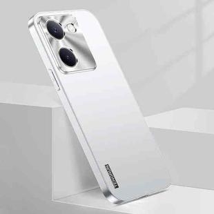 For vivo Y100 Streamer Series Micro Frosted Metal Paint PC Phone Case(Silver)