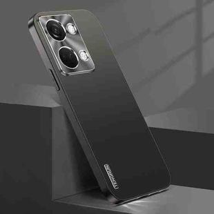 For OnePlus Ace 2V Streamer Series Micro Frosted Metal Paint PC Phone Case(Black)