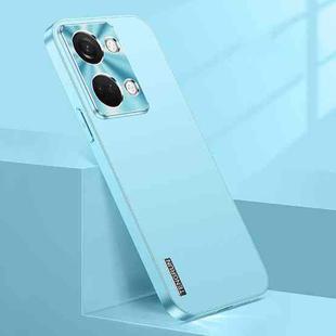 For OnePlus Ace 2V Streamer Series Micro Frosted Metal Paint PC Phone Case(Sierra Blue)