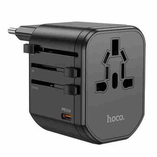 hoco AC15 Walker 3-port PD20W + 2USB Universal Conversion Charger(Black)