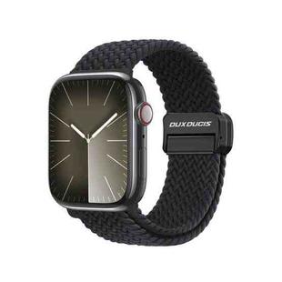 For Apple Watch Series 3 42mm DUX DUCIS Mixture Pro Series Magnetic Buckle Nylon Braid Watch Band(Midnight)