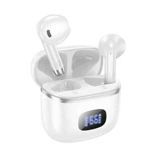 hoco EQ1 Music Guide True Wireless Bluetooth 5.3 Headset with LED Display(White)