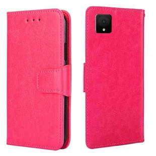 For TCL 502 Crystal Texture Leather Phone Case(Rose Red)