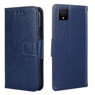 For TCL 502 Crystal Texture Leather Phone Case(Royal Blue)