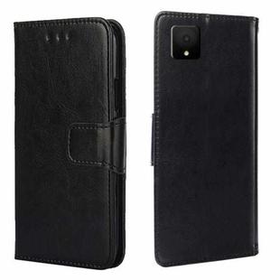 For TCL 502 Crystal Texture Leather Phone Case(Black)