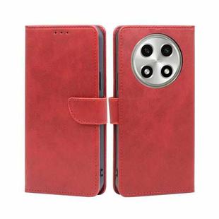 For OPPO A2 Pro 5G Calf Texture Buckle Flip Leather Phone Case(Red)