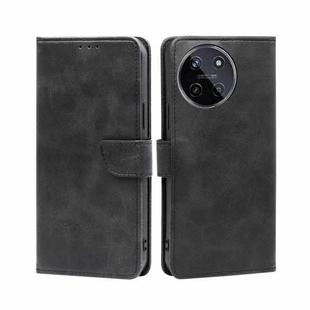 For Realme 11 4G Calf Texture Buckle Flip Leather Phone Case(Black)