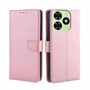 For Tecno Spark Go 2024 Calf Texture Buckle Flip Leather Phone Case(Rose Gold)