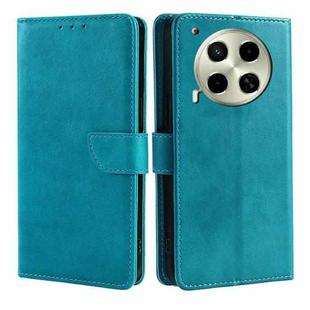 For Tecno Camon 30 Calf Texture Buckle Flip Leather Phone Case(Light Blue)