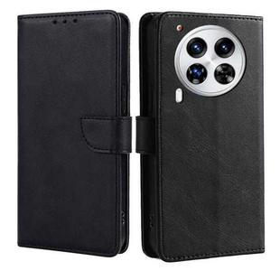 For Tecno Camon 30 Premier 5G Calf Texture Buckle Flip Leather Phone Case(Black)