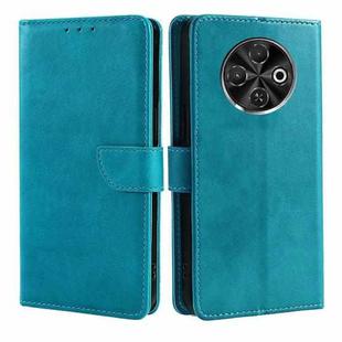 For Tecno Spark 30C 4G Calf Texture Buckle Flip Leather Phone Case(Light Blue)