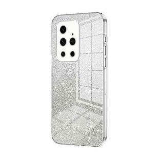 For Meizu 18 Pro / 18s Pro  Gradient Glitter Powder Electroplated Phone Case(Transparent)