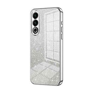 For Meizu 20 Gradient Glitter Powder Electroplated Phone Case(Silver)