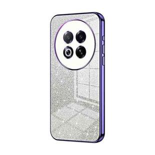For Meizu Note 16 Pro Gradient Glitter Powder Electroplated Phone Case(Purple)