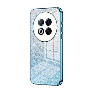 For Meizu Note 16 Pro Gradient Glitter Powder Electroplated Phone Case(Blue)