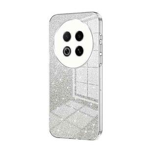 For Meizu Note 16 Pro Gradient Glitter Powder Electroplated Phone Case(Transparent)