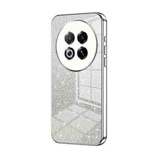 For Meizu Note 16 Pro Gradient Glitter Powder Electroplated Phone Case(Silver)