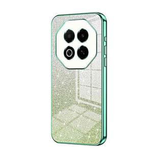 For Meizu Note 16 Gradient Glitter Powder Electroplated Phone Case(Green)