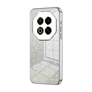 For Meizu Note 16 Gradient Glitter Powder Electroplated Phone Case(Silver)