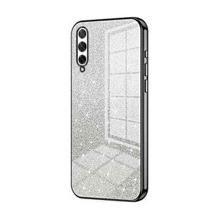 For Honor 30i Gradient Glitter Powder Electroplated Phone Case(Black)