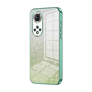 For Honor 50 Pro  / Huawei nova 9 Pro Gradient Glitter Powder Electroplated Phone Case(Green)