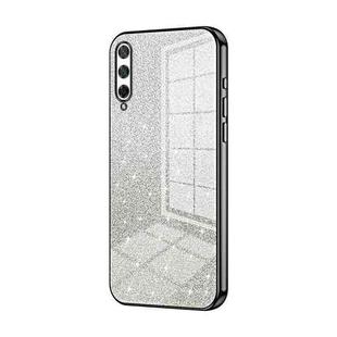 For Honor Play 3 Gradient Glitter Powder Electroplated Phone Case(Black)