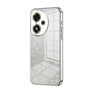 For Honor Play 50 Gradient Glitter Powder Electroplated Phone Case(Silver)