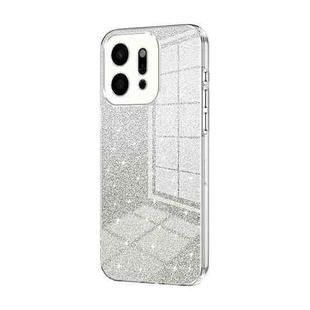 For Honor Play 9T 5G Gradient Glitter Powder Electroplated Phone Case(Transparent)