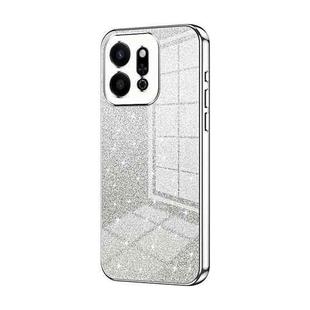 For Honor Play 9T 5G Gradient Glitter Powder Electroplated Phone Case(Silver)