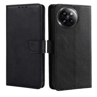 For Xiaomi Civi 4 Pro Calf Texture Buckle Flip Leather Phone Case(Black)