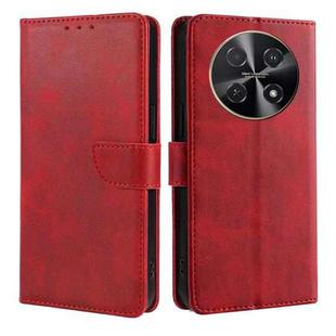 For Huawei nova 12i 4G Calf Texture Buckle Flip Leather Phone Case(Red)