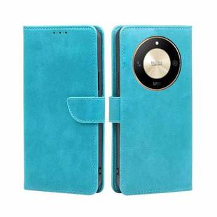 For Honor X50 5G Calf Texture Buckle Flip Leather Phone Case(Light Blue)
