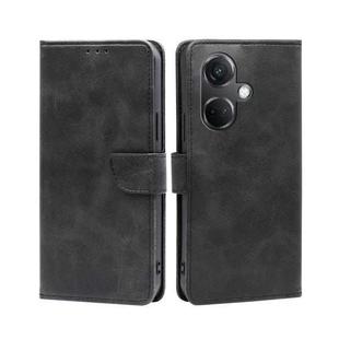 For OnePlus Nord CE 3 5G Calf Texture Buckle Flip Leather Phone Case(Black)