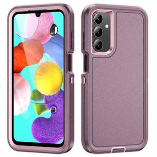 For Samsung Galaxy A15 5G Life Waterproof Rugged Phone Case(Purple + Pink)