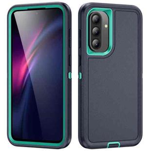 For Samsung Galaxy A36 5G Life Waterproof Rugged Phone Case(Dark Blue + Light Blue)