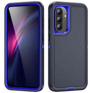 For Samsung Galaxy A56 5G Life Waterproof Rugged Phone Case(Dark Blue + Royal Blue)