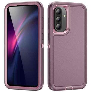 For Samsung Galaxy A56 5G Life Waterproof Rugged Phone Case(Purple + Pink)