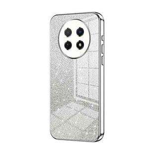 For Huawei Enjoy 60X / nova Y91 Gradient Glitter Powder Electroplated Phone Case(Silver)