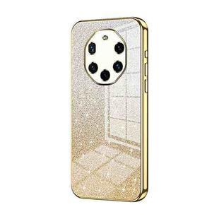 For Huawei Mate 40 RS  Gradient Glitter Powder Electroplated Phone Case(Gold)
