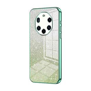 For Huawei Mate 40 RS  Gradient Glitter Powder Electroplated Phone Case(Green)