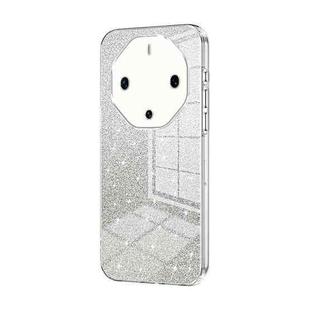 For Huawei Mate 60 RS Ultimate Gradient Glitter Powder Electroplated Phone Case(Transparent)
