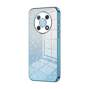 For Huawei nova Y90 / Enjoy 50 Pro Gradient Glitter Powder Electroplated Phone Case(Blue)