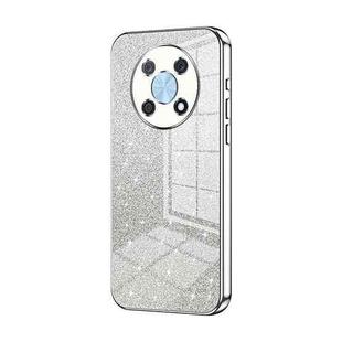 For Huawei nova Y90 / Enjoy 50 Pro Gradient Glitter Powder Electroplated Phone Case(Silver)