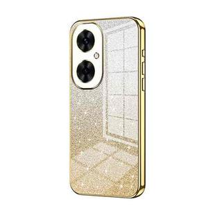 For Huawei Maimang 20 / nova 11i Gradient Glitter Powder Electroplated Phone Case(Gold)