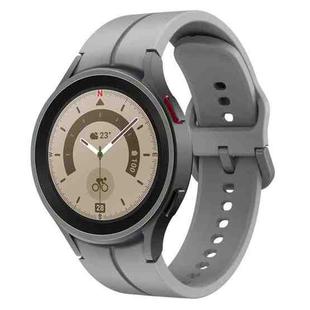 For Samsung Galaxy Watch 6 / 6 Classic Colorful Buckle Silicone Watch Band(Grey)