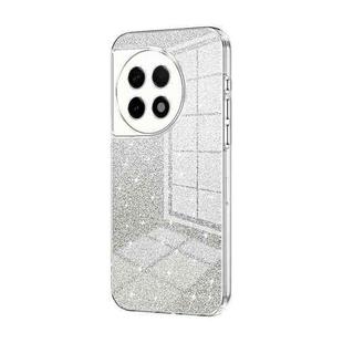 For OnePlus Ace 2 / 11R Gradient Glitter Powder Electroplated Phone Case(Transparent)